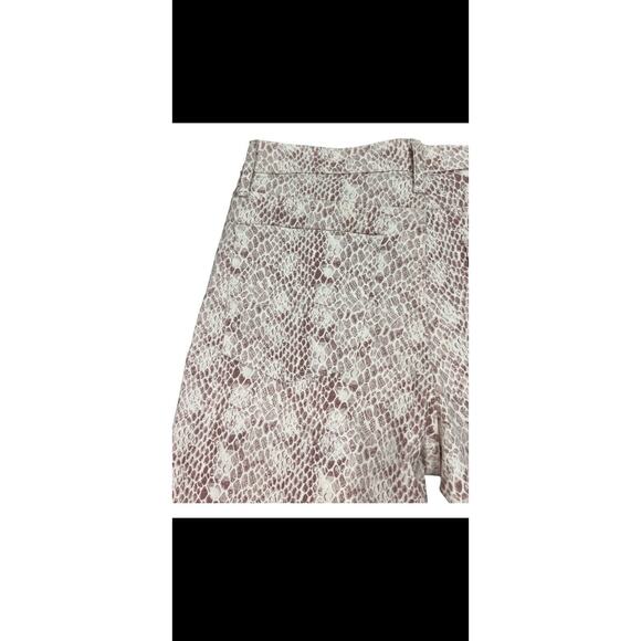 AG Adriano Goldschmied Prima Ankle Skinny Jeans Python Ivory Mauve NWT Size 31 - Picture 15 of 15